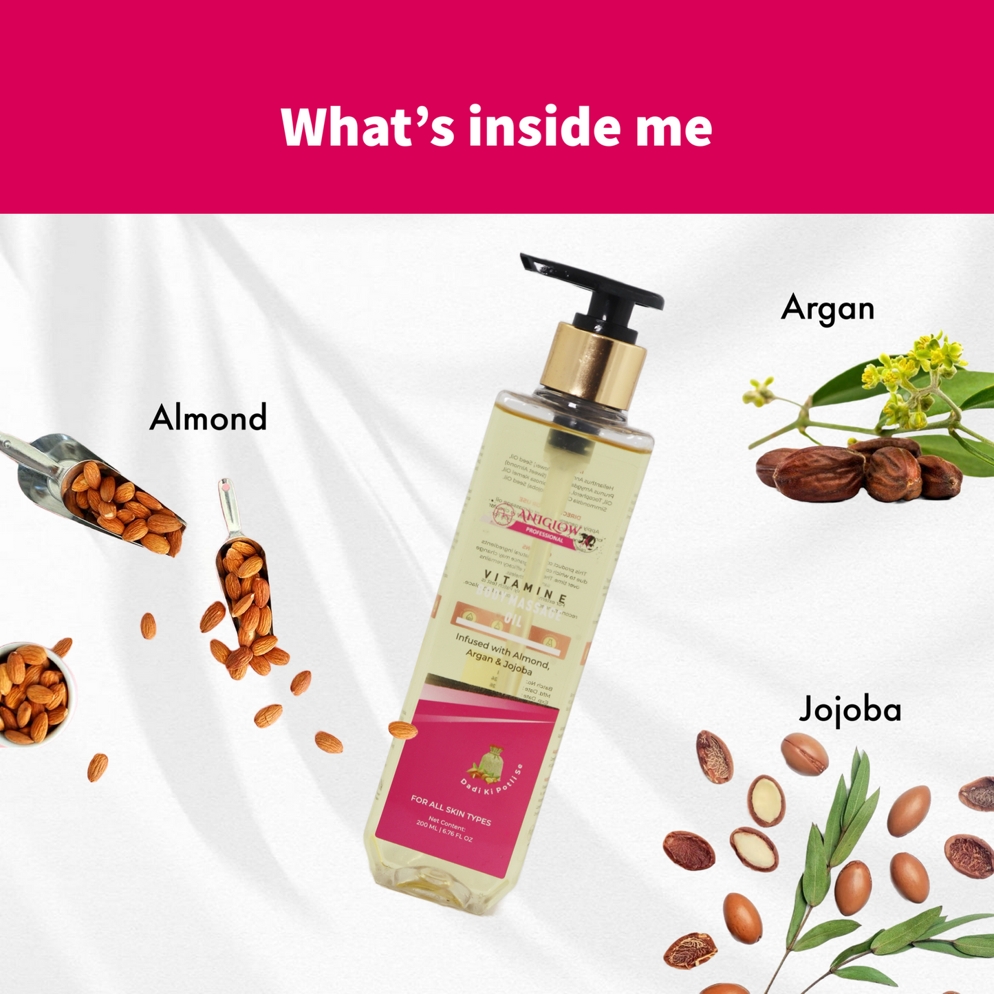 Aniglow Vitamin E Body Oil I For All Skin Types