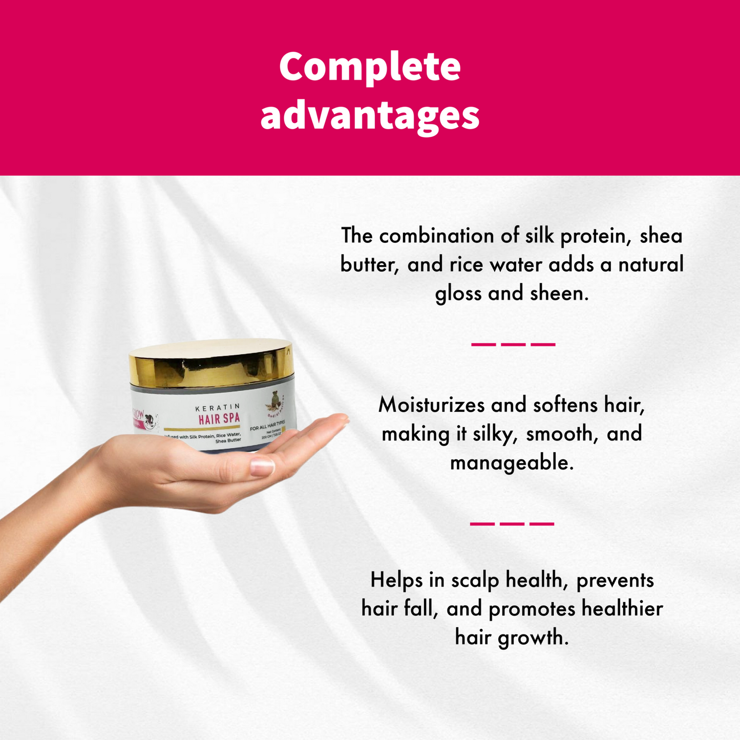 Aniglow Keratin Hair Spa | For All Hair Types