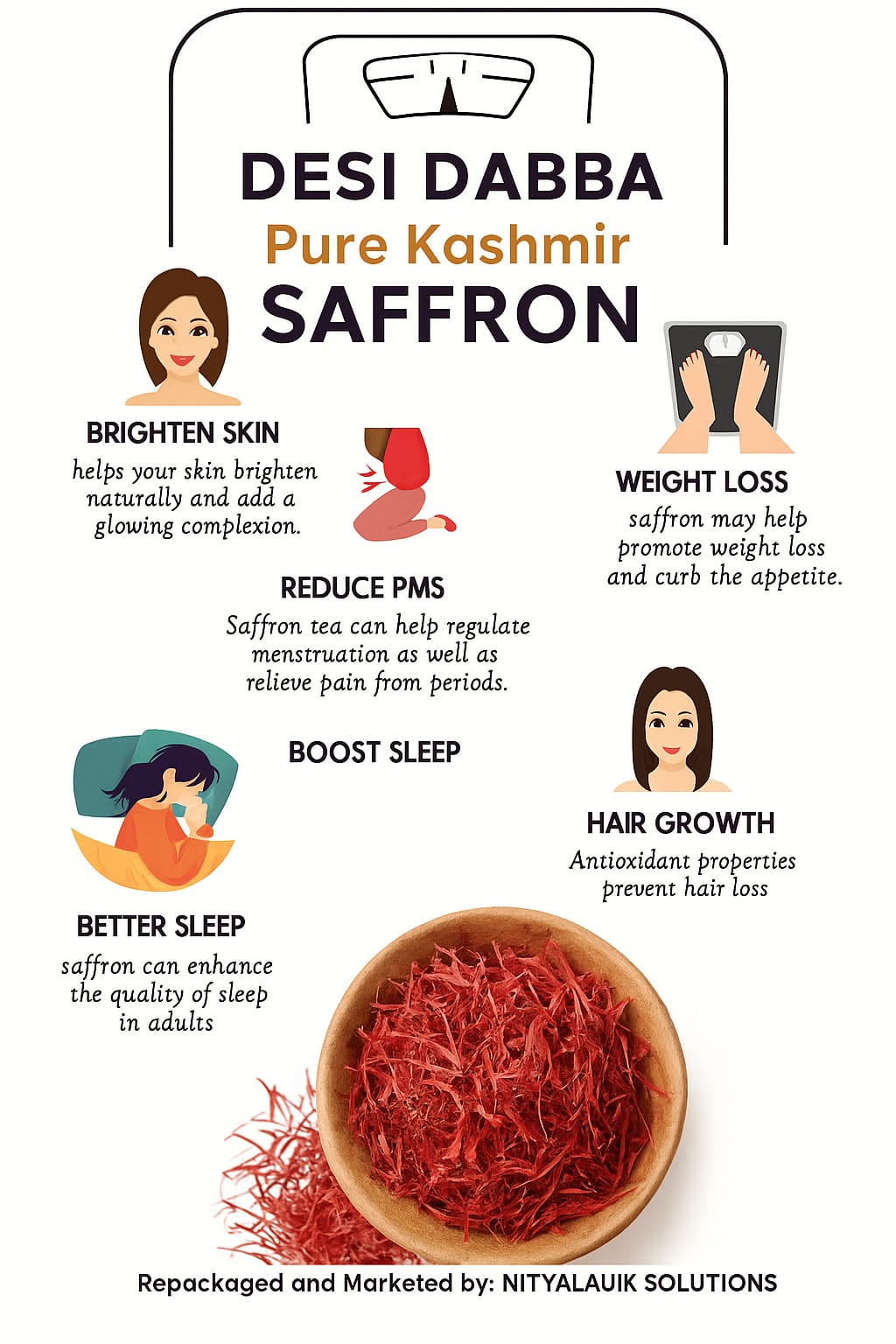 Desi Dabba Kashmir Saffron (Kesar)