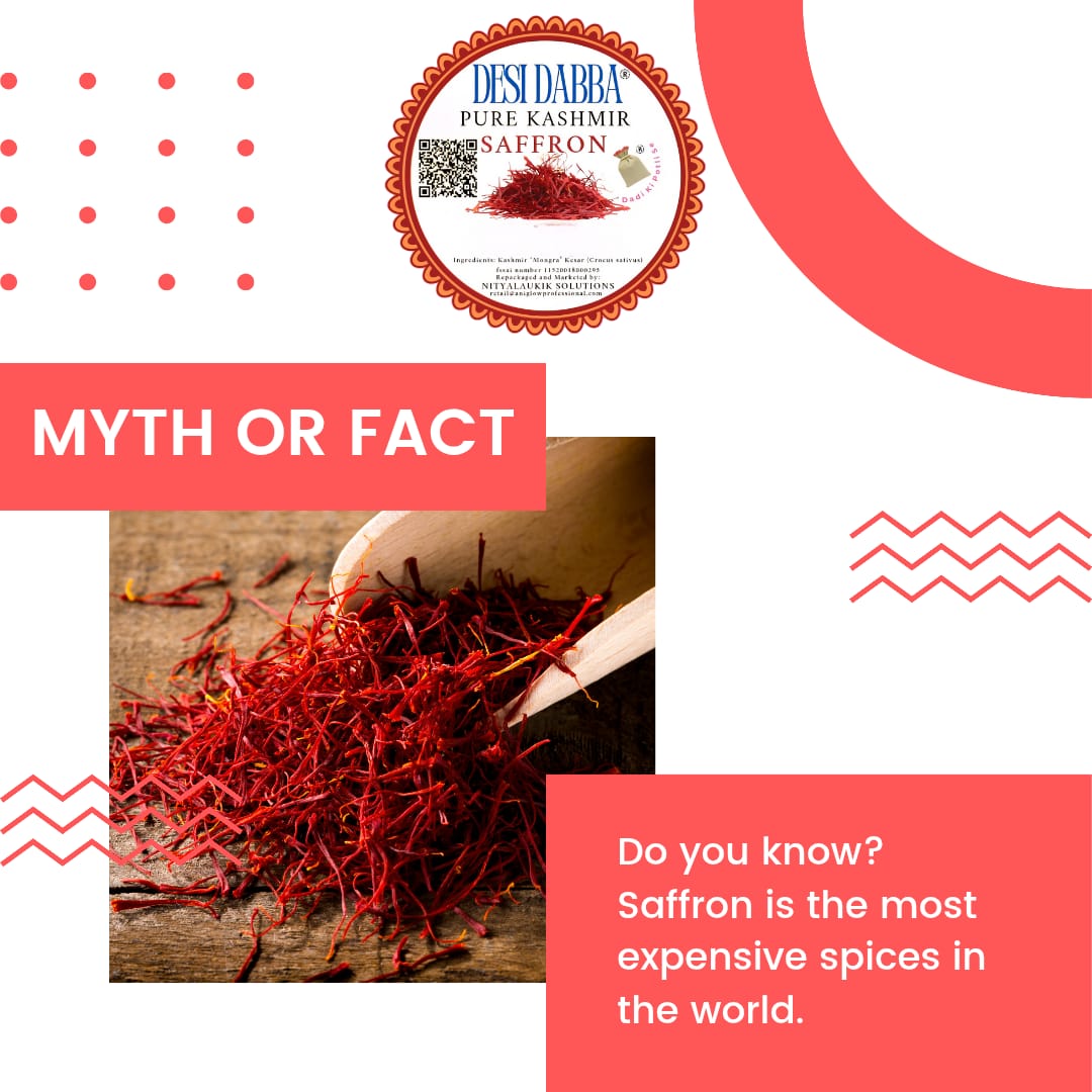 Desi Dabba Kashmir Saffron (Kesar)
