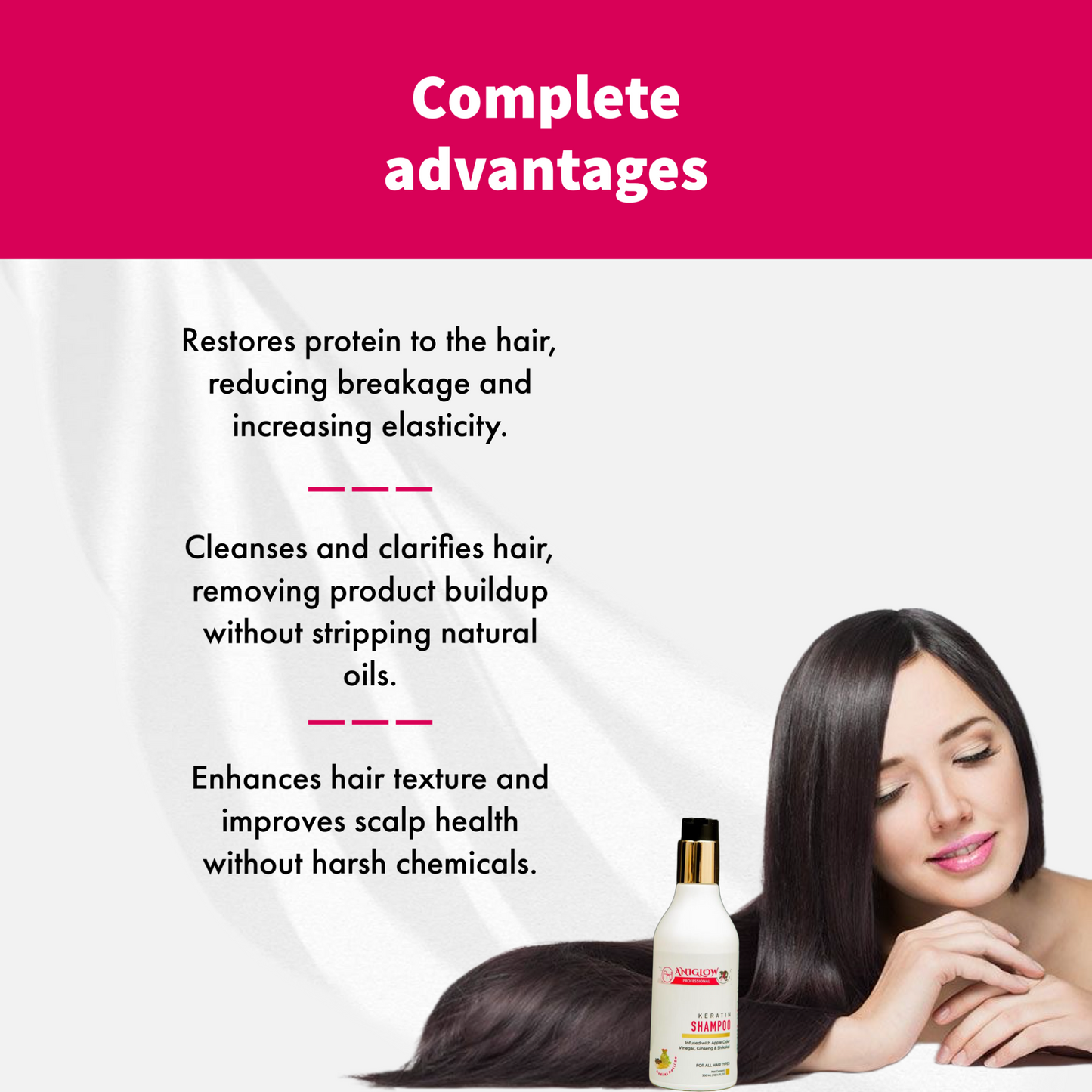 Aniglow Professional Keratin Shampoo